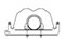 ФОРТ-Т 6/20 С - промышленный потолочный газовый инфракрасный излучатель (ГИИ), обогреватель темного типа - фото 4650